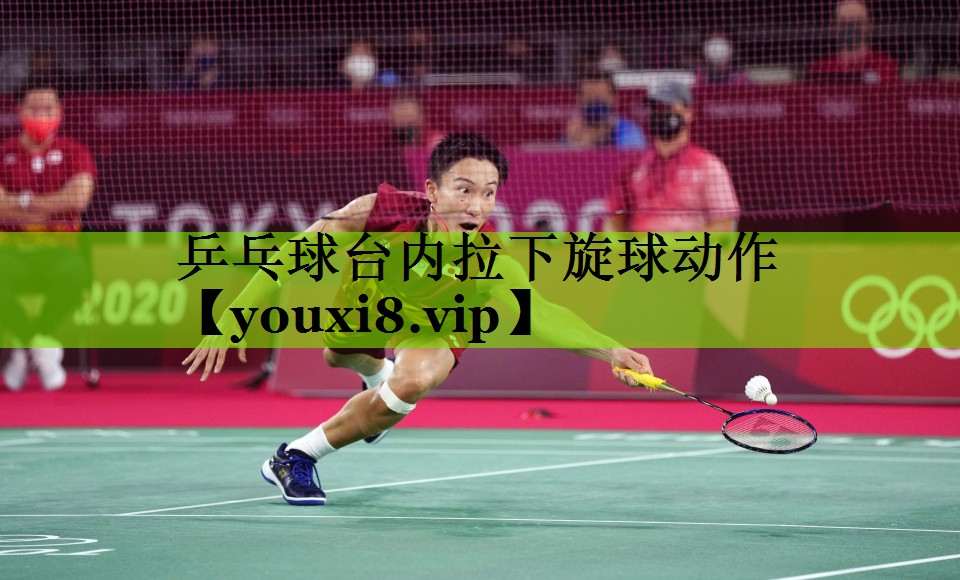 乒乓球台内拉下旋球动作