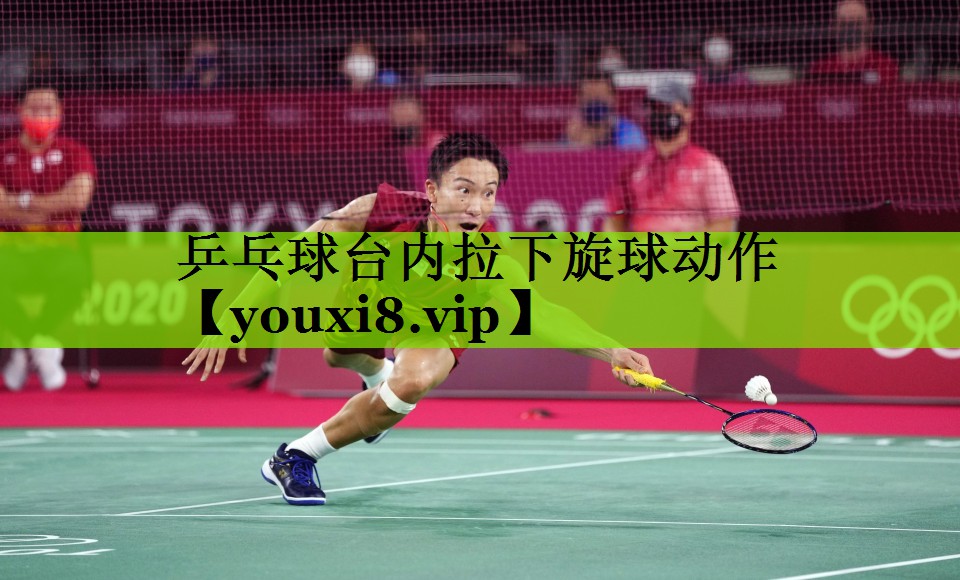 乒乓球台内拉下旋球动作